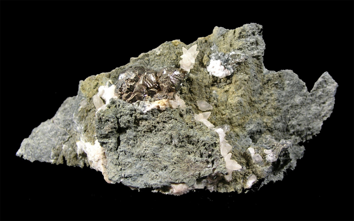 Pyrite et calcite