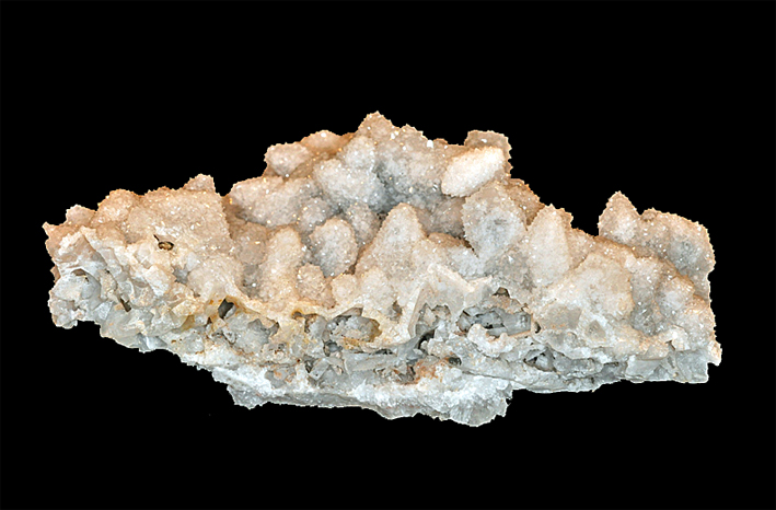 Quartz blanc pseudomorphoses calcite